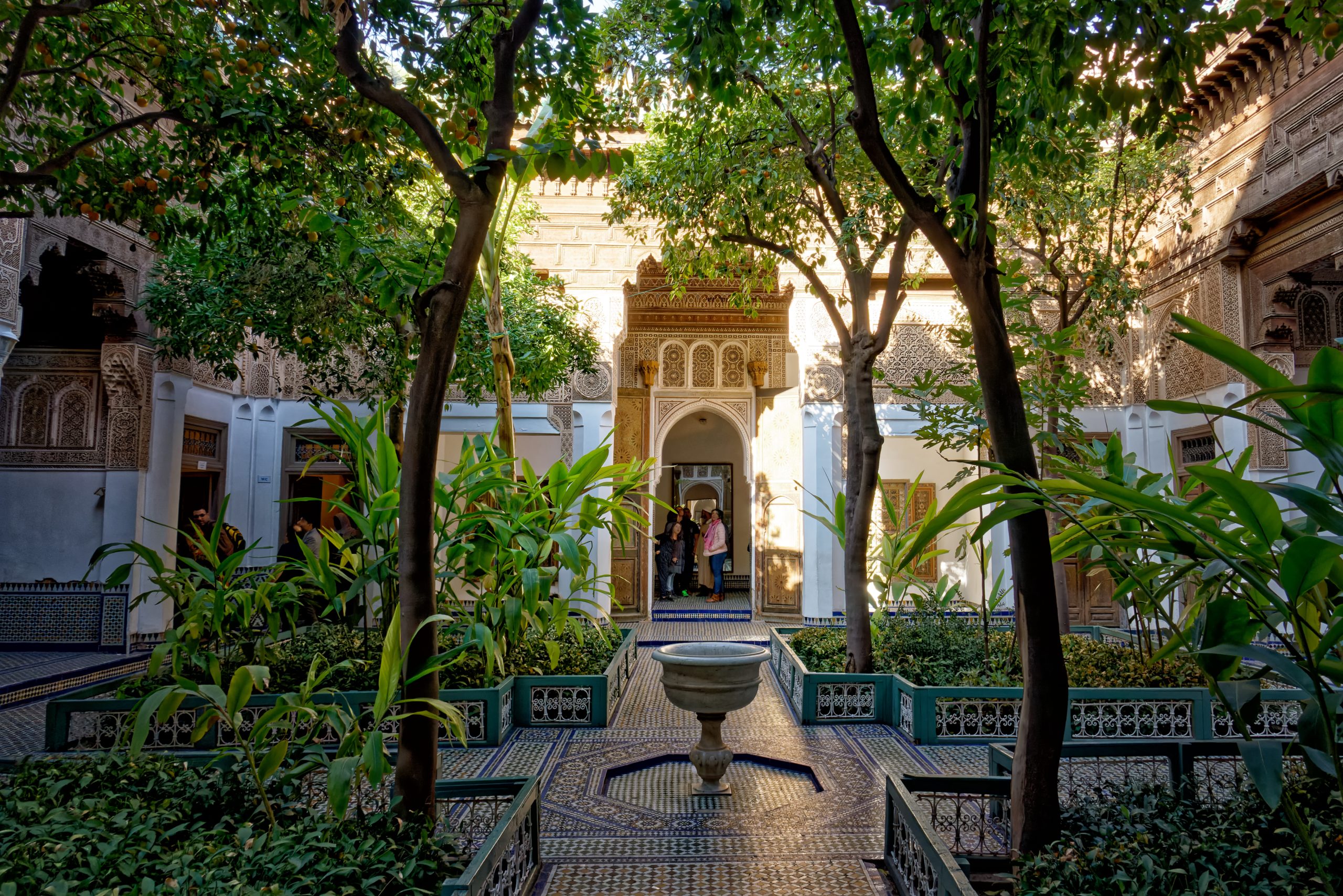 The Bahia palace, Marrakech, Morocco.