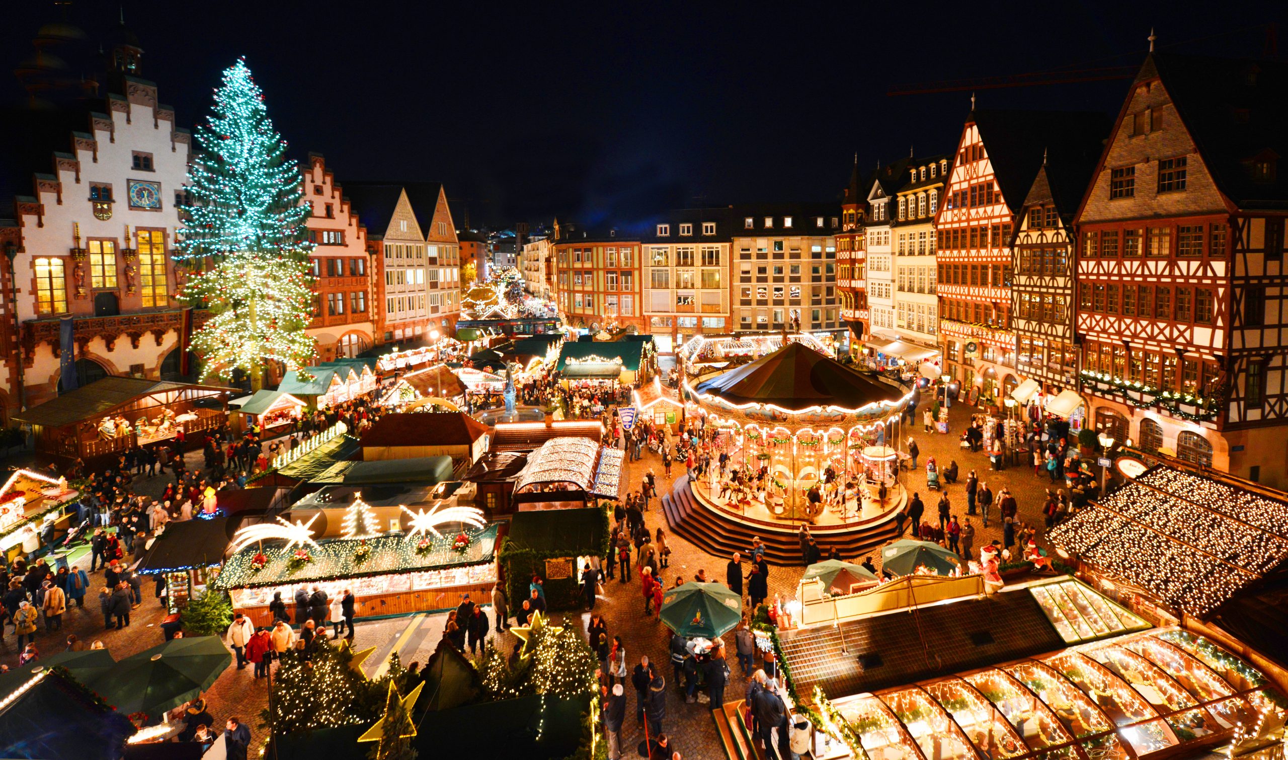 Christmas market in Frankfurt, Germany