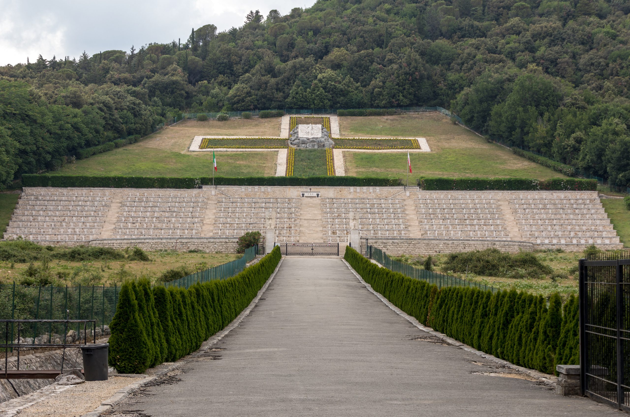 Polish War Cemetery at Monte Cassino – a necropolis of Polish soldiers who died in the battle of Monte Cassino from 11 to 19 May 1944.